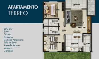 Imagem 4: Oportunidade! Apartamento 80mts² 2 quartos a venda - Bairro Cambolo Porto Seguro BA