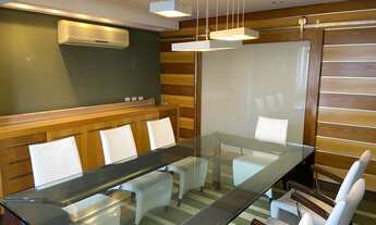 Imagem 2: Apartamento para aluguel tem 239 m2 com 3 quartos-3 suítes-4vagas- semi mobiliado