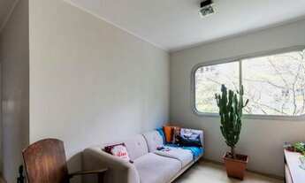 Imagem 4: Apartamento com 74m² de área útil, ampla sala, 3 dormitórios SEM suíte, 1 vaga de garagem