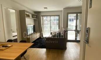 Imagem 3: Apartamento studio de 44m² moderno, mobiliado, quarto/sala, cozinha, banheiro, 1 vaga em P