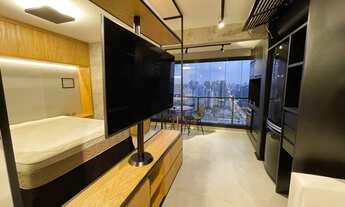 Imagem 2: Maravilhoso studio, finamente decorado, em andar alto, com a melhor estrutura, ao lado do