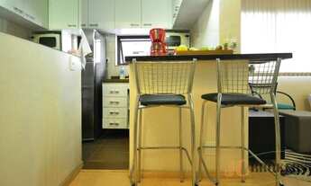 Imagem 2: Apartamento mobiliado com 36 m² de área útil, 1 Dormitório, Sala, Cozinha, Banheiro, 1 Vag