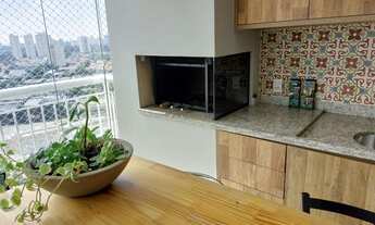 Imagem 4: Apartamento para venda tem 117 metros com 3 quartos e churrasqueira na Granja Julieta Flo