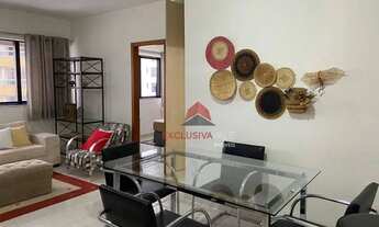 Imagem 3: Apartamento com 1 dormitório para alugar, 55 m² por R$ 4.151,00/mês - Jardim Aquarius - Sã