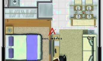 Imagem 2: Apartamento para aluguel com 32 metros quadrados com 1 quarto em Brás - São Paulo - SP