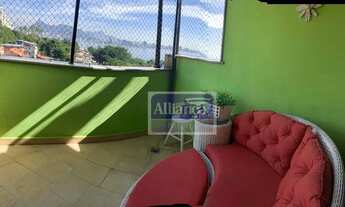 Imagem 3: Cobertura triplex! 4 suítes, 2 vagas de garagem! Espetacular vista para o mar!