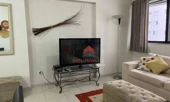 Imagem 5: Apartamento com 1 dormitório para alugar, 55 m² por R$ 4.151,00/mês - Jardim Aquarius - Sã