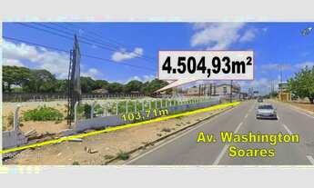 Imagem 5: Terreno de 4.504m² na Av. Washington Soares. Ponto estratégico entre Eusébio e Fortaleza