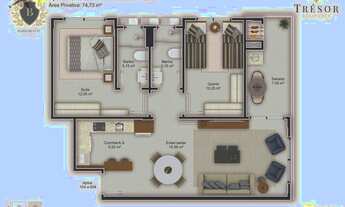 Imagem 6: Apartamento com 3 dormitórios à venda, 84 m² por R$ 379.122,91 - Jardim Eldorado - Palhoça