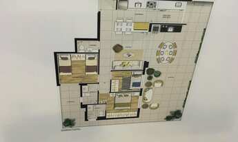 Imagem 7: Apartamento em fase construção com 3 dormitórios, 1 suíte, 2 banheiros, 2 vagas e laser