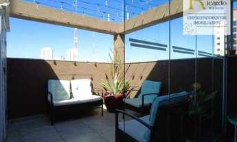 Imagem 3: Apartamento Duplex com 3 dormitórios para alugar, 102 m² por R$ 5.055/mês - Vila Curuçá