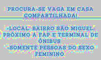 Imagem 1: Procura-se quarto para alugar