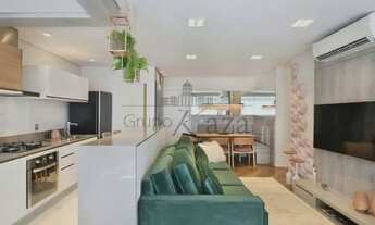 Imagem 7: Apartamento mobiliado para venda e locação com 78 m² com 2 quartos no Brooklin - São Paulo