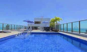 Imagem 1: Flat no Hotel Ramada, em Boa Viagem, mobiliado,1 quarto, 1 vaga, WC social, cozinha,andar