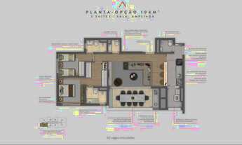 Imagem 6: Apartamento na Vila Mariana de 131 M² com 3 suítes e lavabo