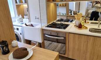 Imagem 4: Apartamento 37 mts com varanda gourmet e vaga em condominio na turistica do Jaraguá - São