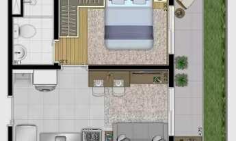Imagem 6: Apartamento novo Barra Funda 1 e 2 Dor com varanda -M.Casa M.Vida