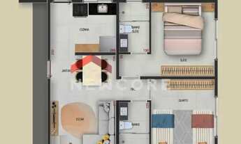 Imagem 2: Apartamento em Rua Cristal - São Joaquim - Contagem/MG