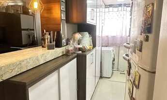 Imagem 2: APTO- 2 quartos, 1 vaga, 45m², armários, Reformado, porcelanato-Santa Luzia