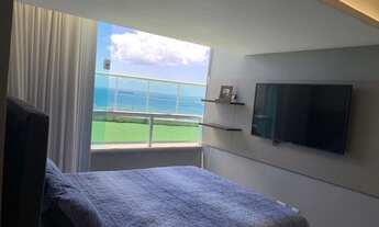 Imagem 3: Belíssimo 1/4 e sala, finamente decorado, mobiliado, área externa privativa, vista deslumb