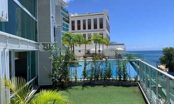 Imagem 4: Belíssimo 1/4 e sala, finamente decorado, mobiliado, área externa privativa, vista deslumb