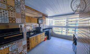 Imagem 3: Apartamento três suites,mobiliado em Aviação - Praia Grande - SP