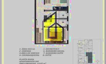 Imagem 7: R@*+Apartamento para venda Garden com 2 dormitórios, sendo suite, ESCRITURA PUBLICA