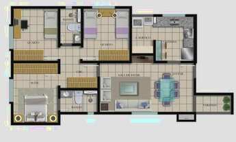 Imagem 7: Cobertura à venda, 3 quartos, 1 suíte, 2 vagas, São Geraldo - Belo Horizonte/MG
