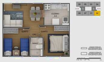 Imagem 4: Apartamento 2 qtos ao lado do Shopping Itaboraí - RJ