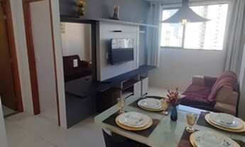 Imagem 6: EC- Flat mobiliado, 30 metros, andar alto, predio novo, nascente, com lazer