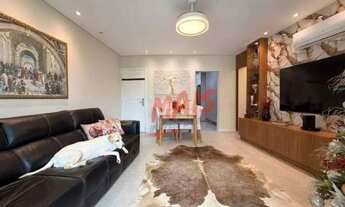 Imagem 6: Apartamento com 3 dormitórios à venda, 126 m² por R$ 1.495.000 - Gonzaga - Santos/SP