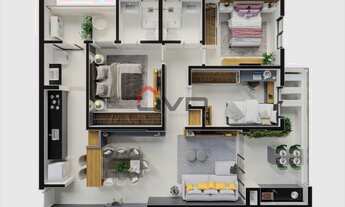 Imagem 4: Apartamento para venda possui 107 metros quadrados com 3 quartos em Santa Mônica - Uberlân