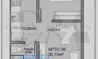 Imagem 2: Apartamentos com 1 dorm., 30m² úteis, próximo futura estação metro Vila Formosa
