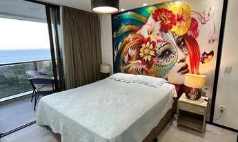 Imagem 5: Oportunidade, lindo apartamento, andar alto, vista livre pro mar, mobiliado e decorado, co