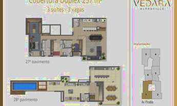 Imagem 2: Alphaville - Cobertura Duplex 3 Suítes