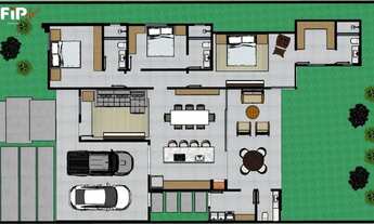 Imagem 4: Casa localizada no Green Park para venda em Sorriso - MT