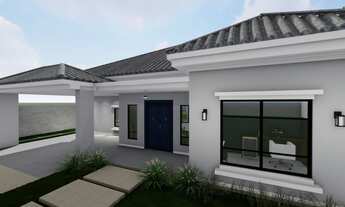 Imagem 2: Casa linear de 04 quartos no Alphaville residencial 4