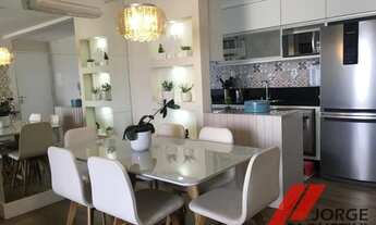 Imagem 2: Apartamento novo 85 metros- 03 dormitórios, 01 suíte, sacada, 02 vagas de garagem e depósi