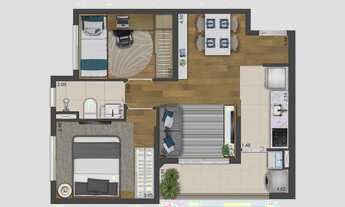 Imagem 7: NeoConx Guilhermina - 2 Dormitórios c/ ou s/ vaga - 36 à 41 m2