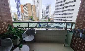 Imagem 7: Apto 100m2, nascente, 3 qtos 1 ste mobiliado e equipado, área de lazer completa, 2 vagas