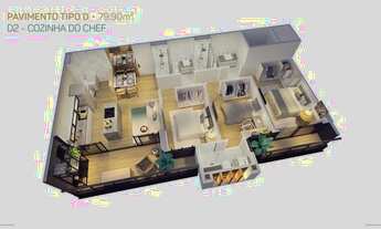 Imagem 4: Apartamento para venda possui 65 metros quadrados com 2 quartos em Aldeota - Fortaleza - C