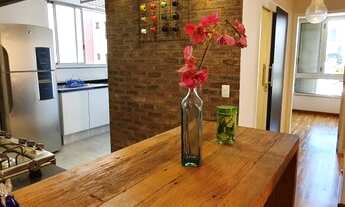 Imagem 7: Apartamento reformado no itaim para locação pronto pra morar 100 m² dois dormitórios uma v