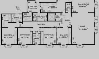Imagem 2: BARÃO DE LORENA - JARDIM PAULISTA - Venda ou Locação - 245 m² - 4 Quartos (1 Suíte) - 2 V