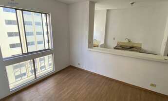 Imagem 7: 1 suíte, cozinha americana, sala em 2 ambiente, área de serviço e 1 vaga de garagem