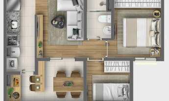 Imagem 4: Varanda Gourmet e vaga Itaquera