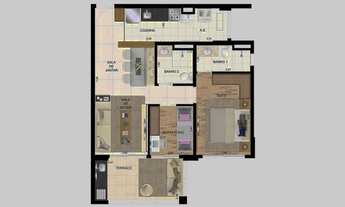 Imagem 6: Vendo apartamento 65m² com2 quartos em Liberdade -Poucos passos metrô liberdade - SP