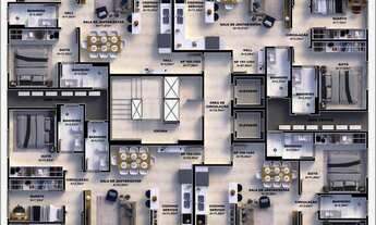 Imagem 6: Apartamento para venda tem 77 metros quadrados com 2 quartos em Pedra Branca - Palhoça - S