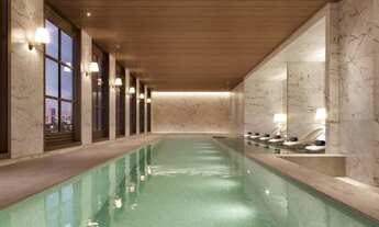 Imagem 4: Planta com 144 m², 3 suítes, ou opção 4 dormitórios, lavabo, elevador privativo, 2 vagas