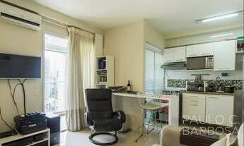 Imagem 2: Home Flex Itaim - 40m² - Varanda - Ar Condicionado - Armários - 1 vaga