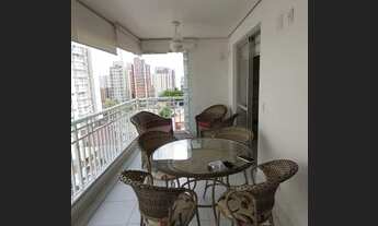 Imagem 3: Apartamento totalmente mobiliado com varanda gourmet fechada com vidro - 110m2 úteis